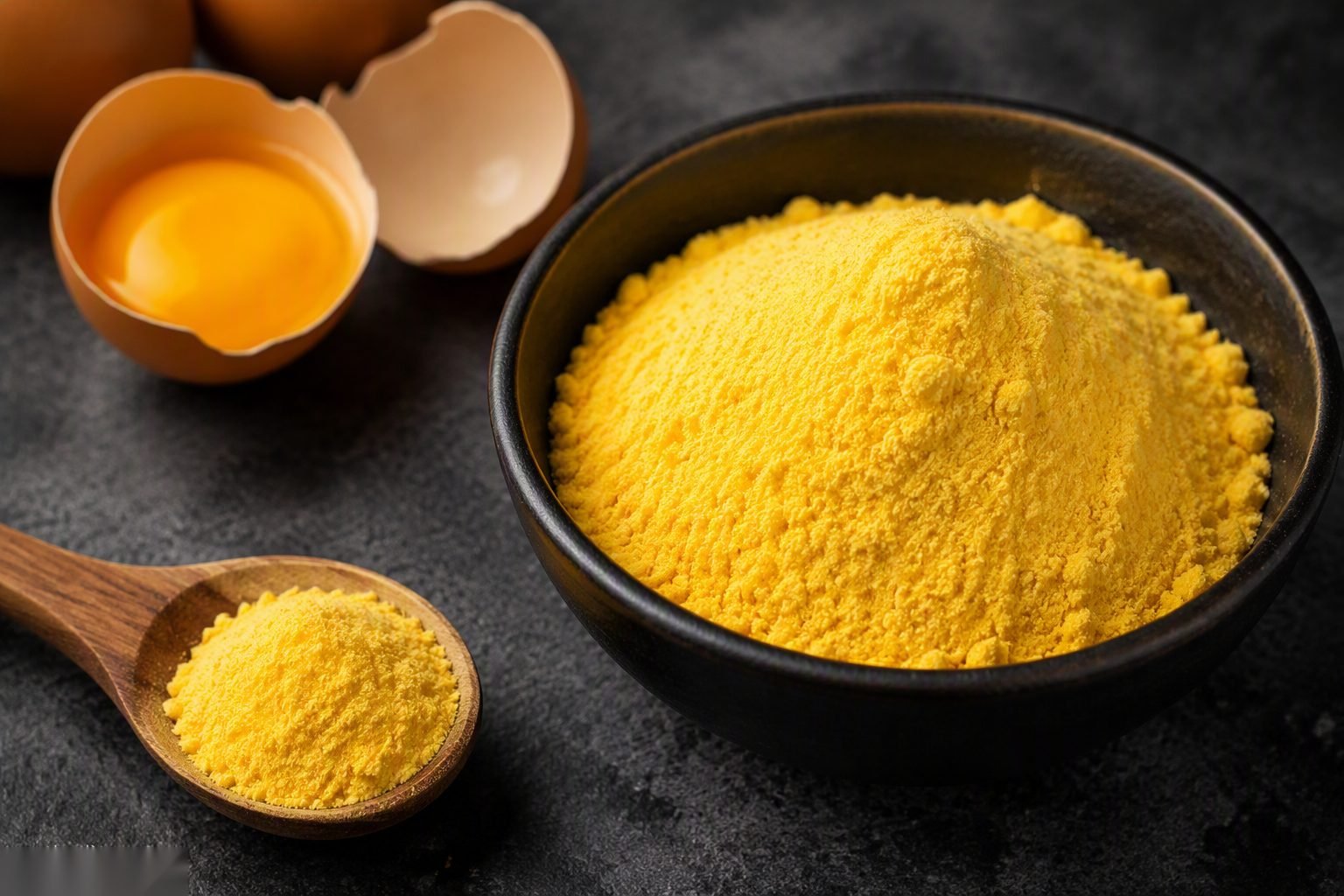 Illustrative image — Egg yolk powder — natural emulsifier ingredient for mayonnaise, dressings and sauces