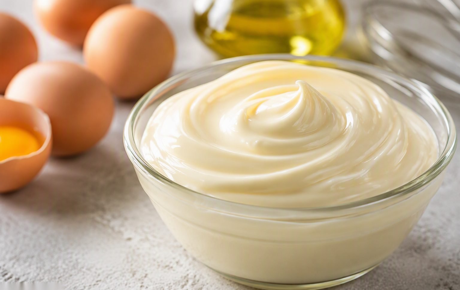Illustrative image — Commercial mayonnaise being mixed in a large stainless steel vessel in a food factory